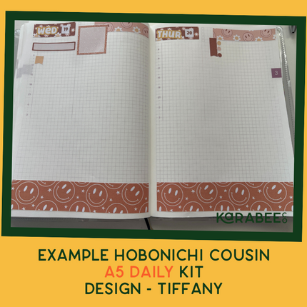 Quinn Hobonichi Sticker Kit | Cousin A5, Techo A6, Weeks