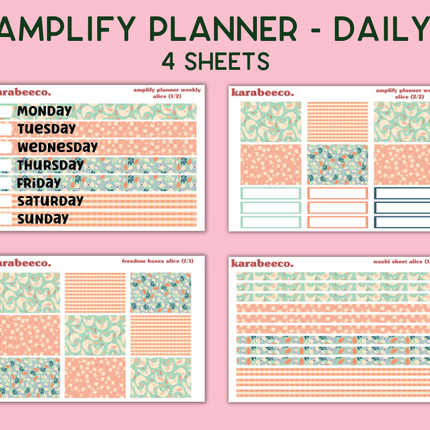 Amplify Planner Stickers | Weekly Kit | Alice