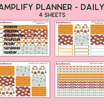 Amplify Planner Stickers | Weekly Kit | Angela