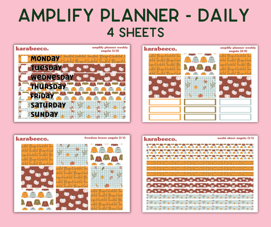 Amplify Planner Stickers | Weekly Kit | Angela