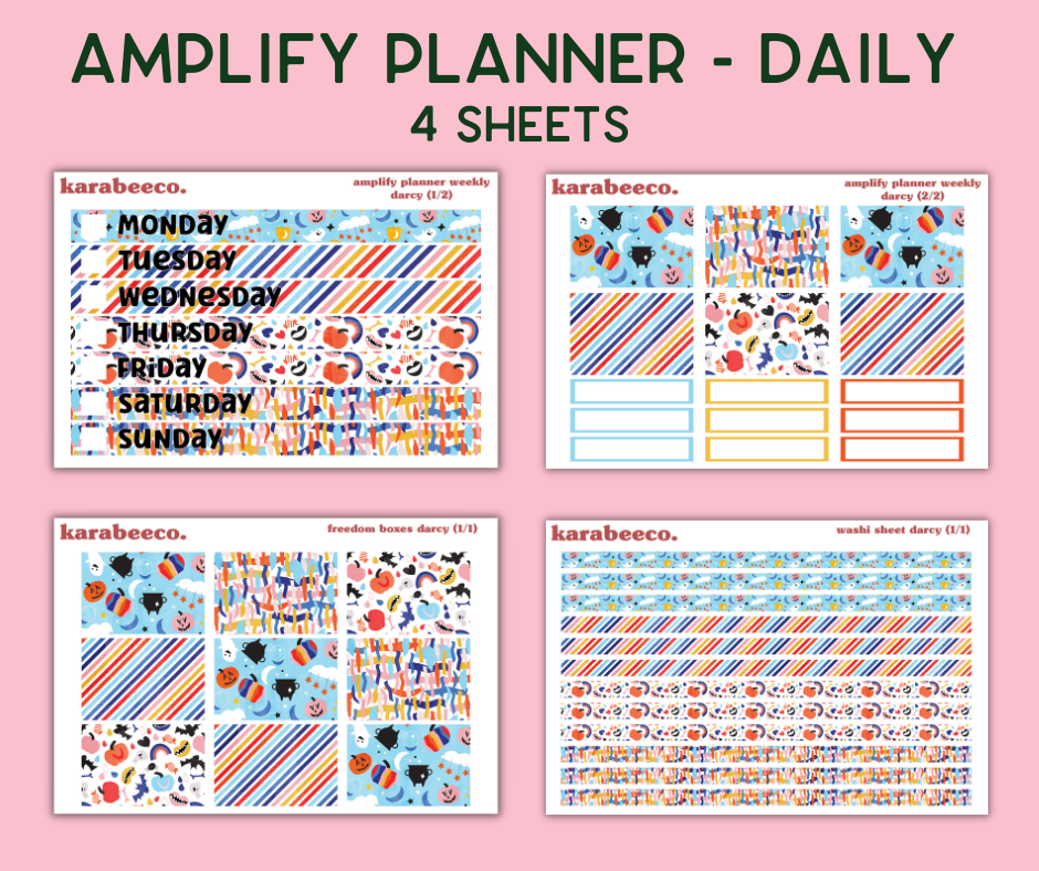 Amplify Planner Stickers | Weekly Kit | Darcy