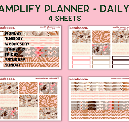 Amplify Planner Stickers | Weekly Kit | Colleen