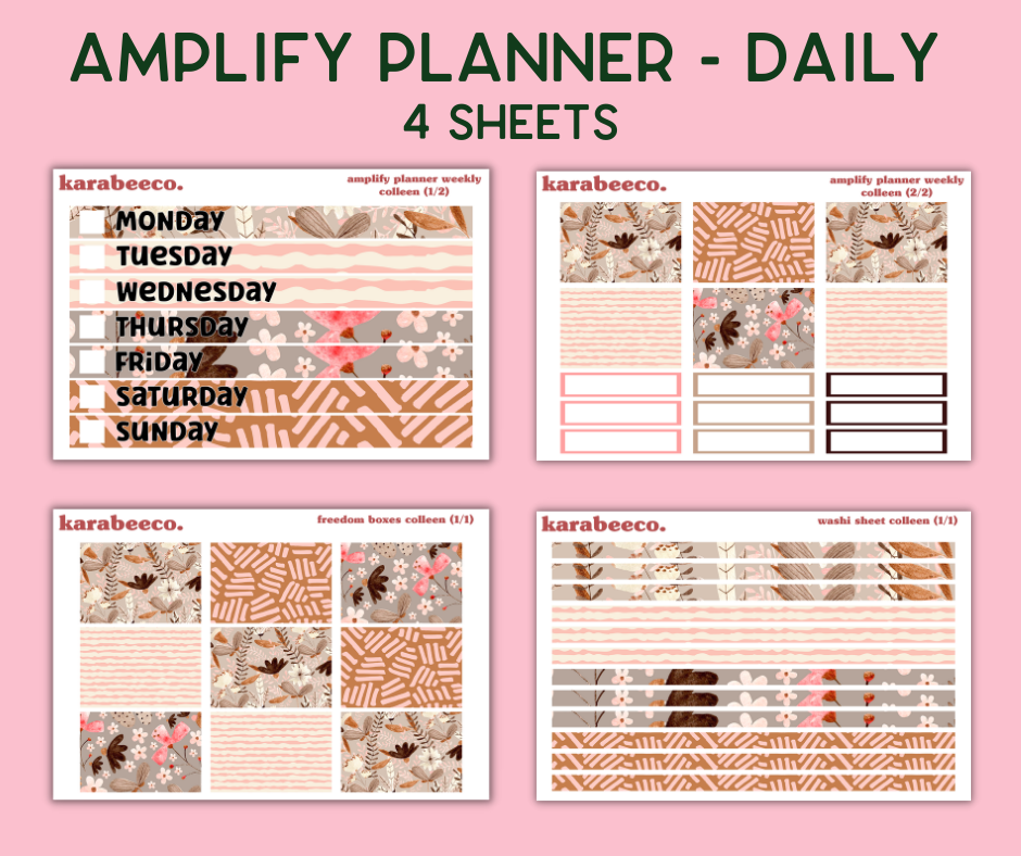 Amplify Planner Stickers | Weekly Kit | Colleen