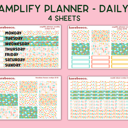 Amplify Planner Stickers | Weekly Kit | Evelyn