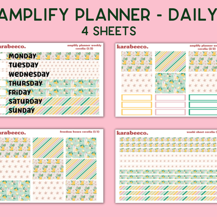 Amplify Planner Stickers | Weekly Kit | Cecelia