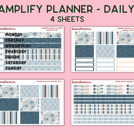 Amplify Planner Stickers | Weekly Kit | Melody