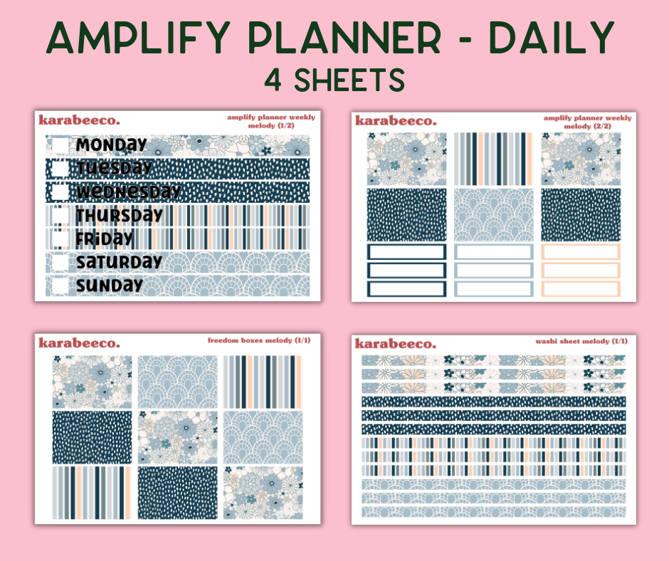 Amplify Planner Stickers | Weekly Kit | Melody