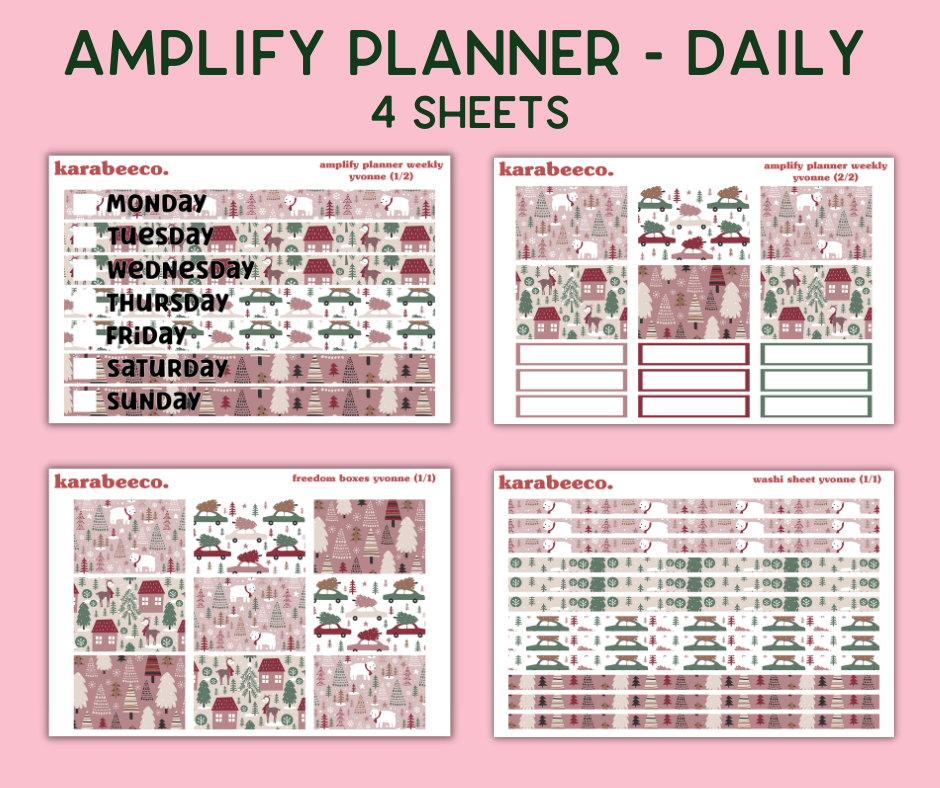 Amplify Planner Stickers | Weekly Kit | Yvonne