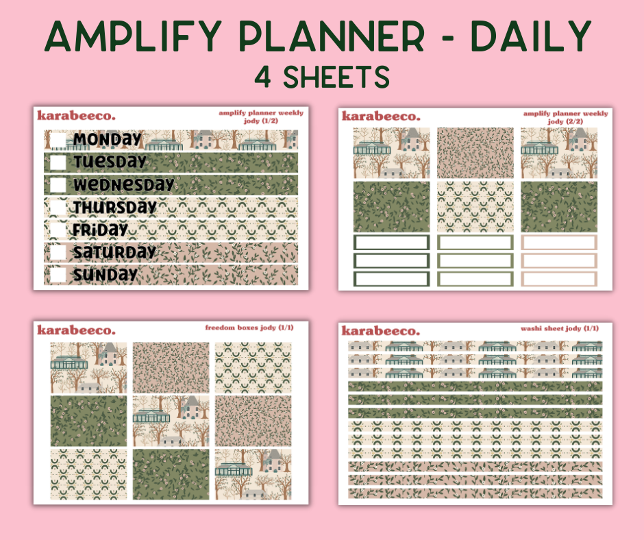 Amplify Planner Stickers | Weekly Kit | Jody