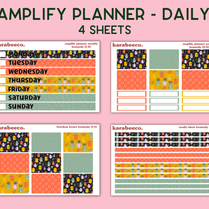Amplify Planner Stickers | Weekly Kit | Kennedy