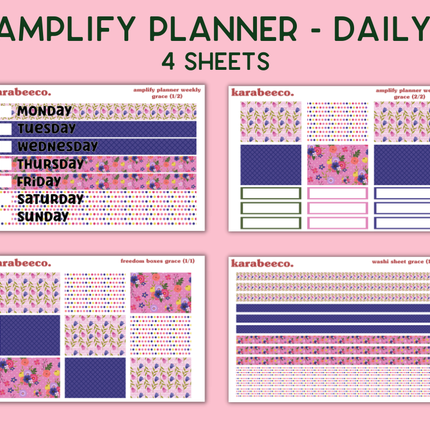 Amplify Planner Stickers | Weekly Kit | Grace
