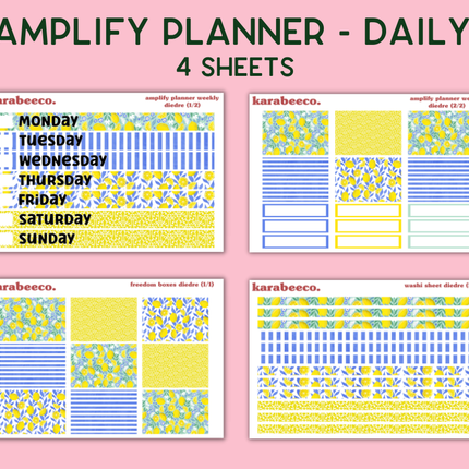 Amplify Planner Stickers | Weekly Kit | Diedre