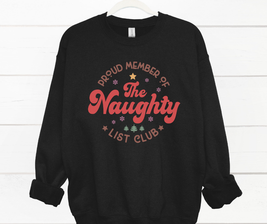 Gildan Crewneck | Proud Member of the Naughty List [542]