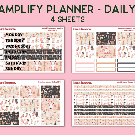 Amplify Planner Stickers | Weekly Kit | Finley