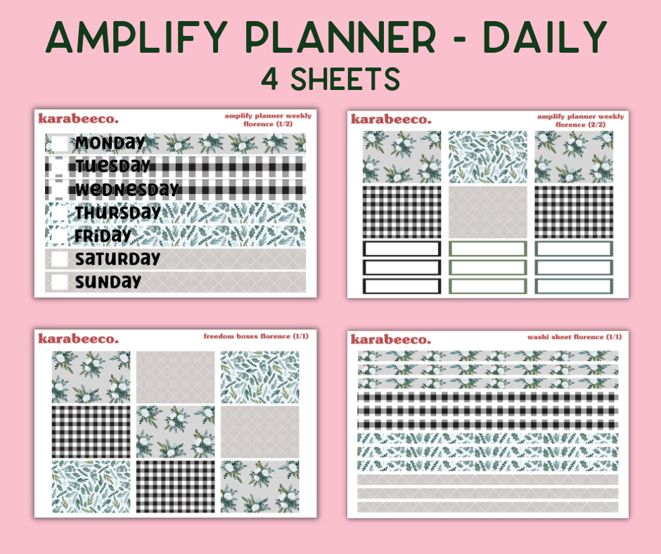 Amplify Planner Stickers | Weekly Kit | Florence