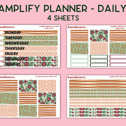 Amplify Planner Stickers | Weekly Kit | Holly