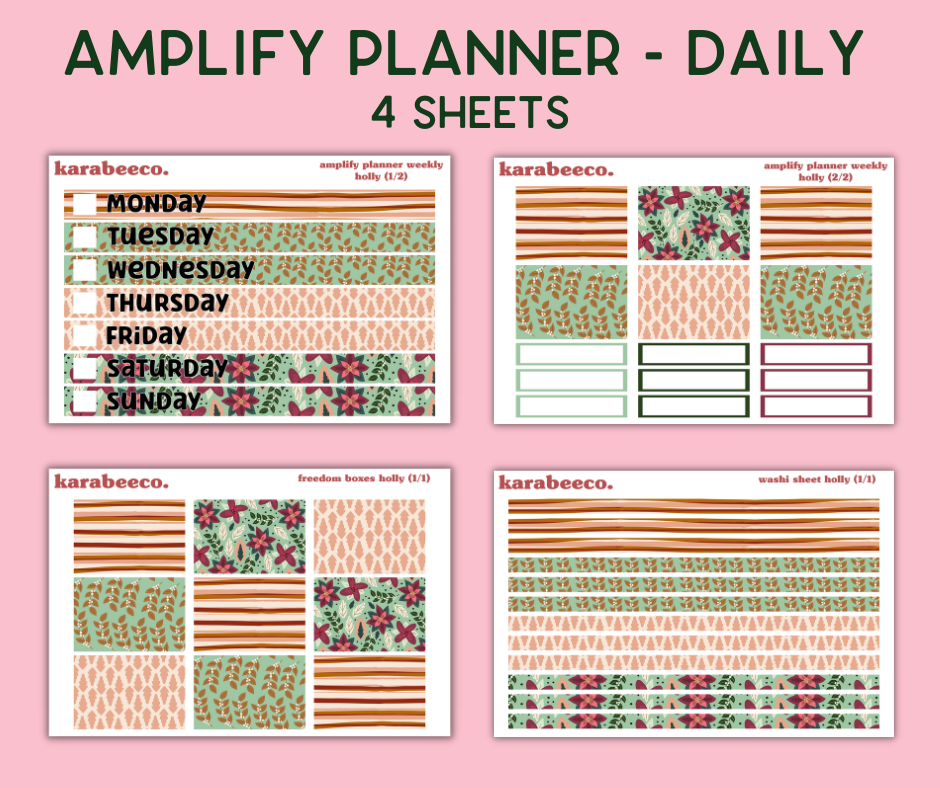 Amplify Planner Stickers | Weekly Kit | Holly