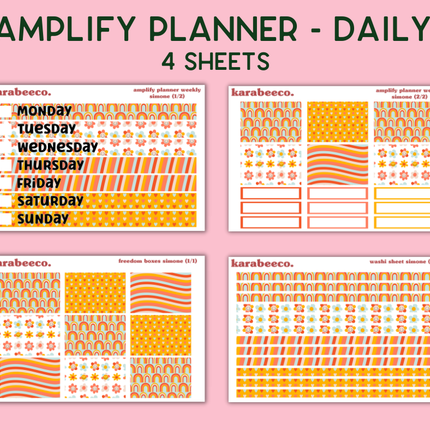 Amplify Planner Stickers | Weekly Kit | Simone