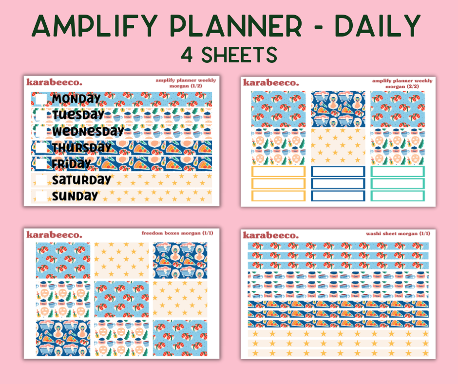 Amplify Planner Stickers | Weekly Kit | Morgan