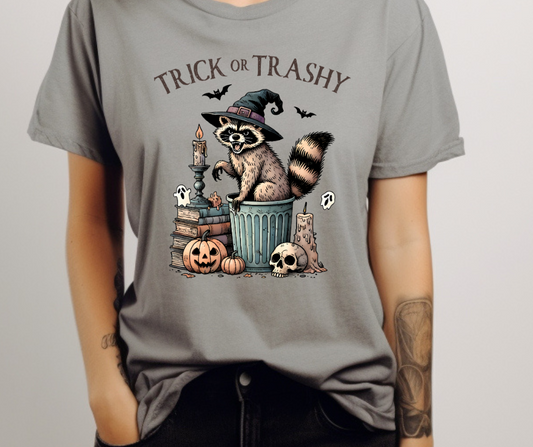 Comfort Colors Tee | Trick or Trashy Raccoon [397]