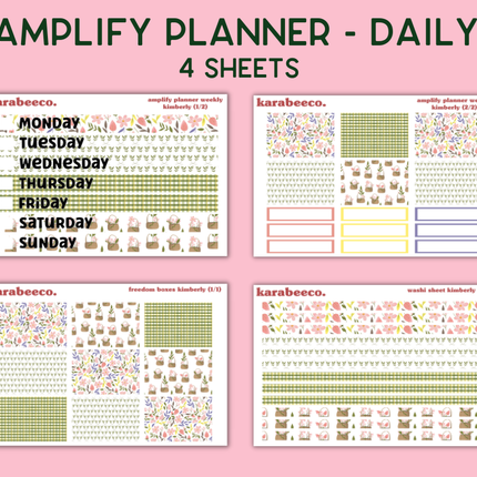 Amplify Planner Stickers | Weekly Kit | Kimberly