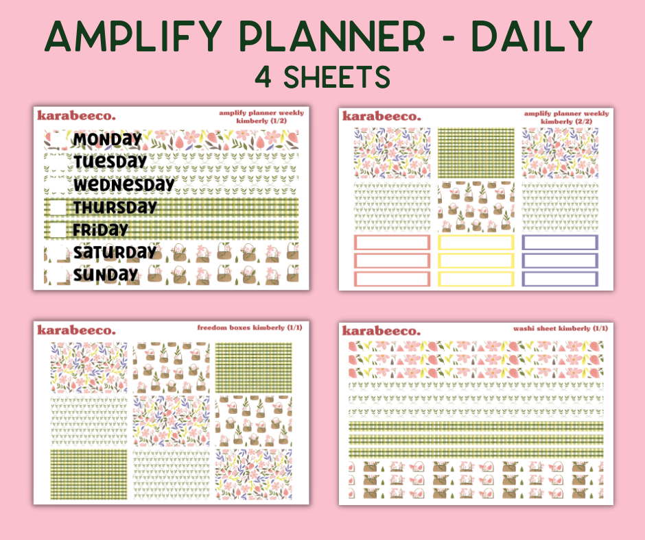 Amplify Planner Stickers | Weekly Kit | Kimberly