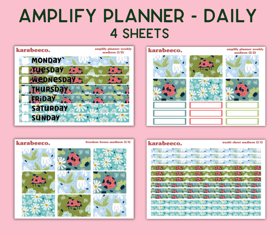 Amplify Planner Stickers | Weekly Kit | Madison