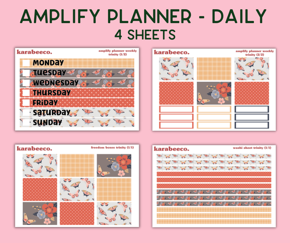 Amplify Planner Stickers | Weekly Kit | Trinity