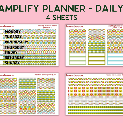 Amplify Planner Stickers | Weekly Kit | Jamie