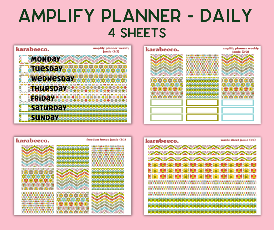 Amplify Planner Stickers | Weekly Kit | Jamie