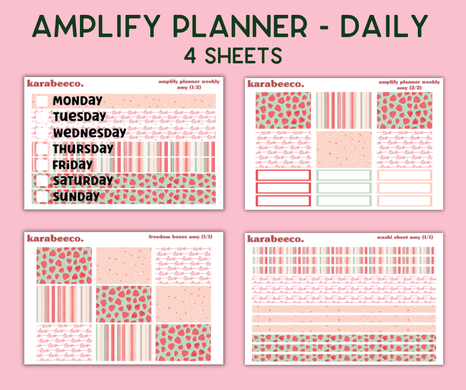 Amplify Planner Stickers | Weekly Kit | Amy