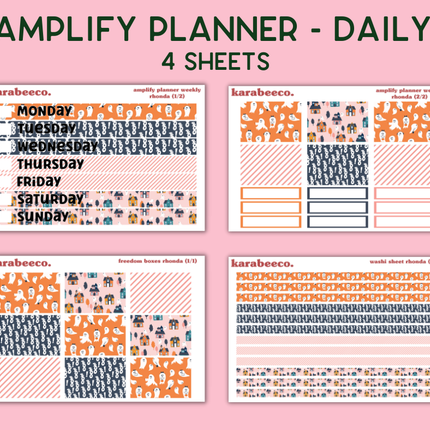 Amplify Planner Stickers | Weekly Kit | Rhonda