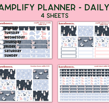 Amplify Planner Stickers | Weekly Kit | Millie