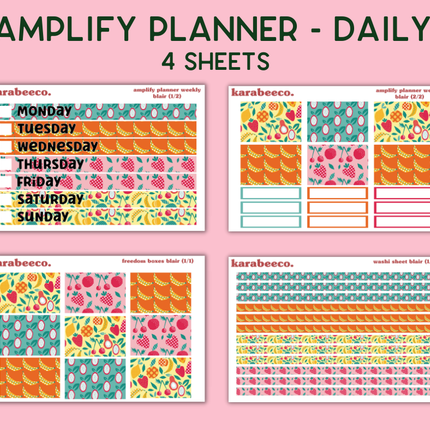 Amplify Planner Stickers | Weekly Kit | Blair