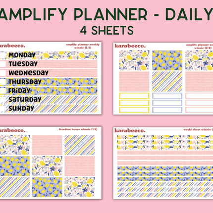 Amplify Planner Stickers | Weekly Kit | Winnie