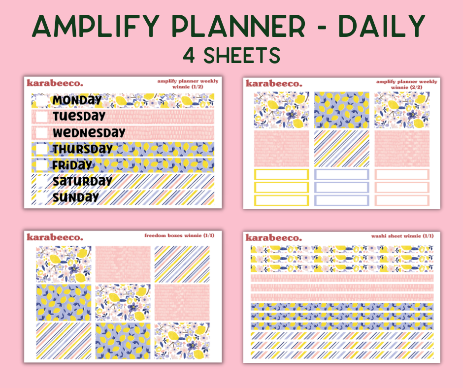 Amplify Planner Stickers | Weekly Kit | Winnie