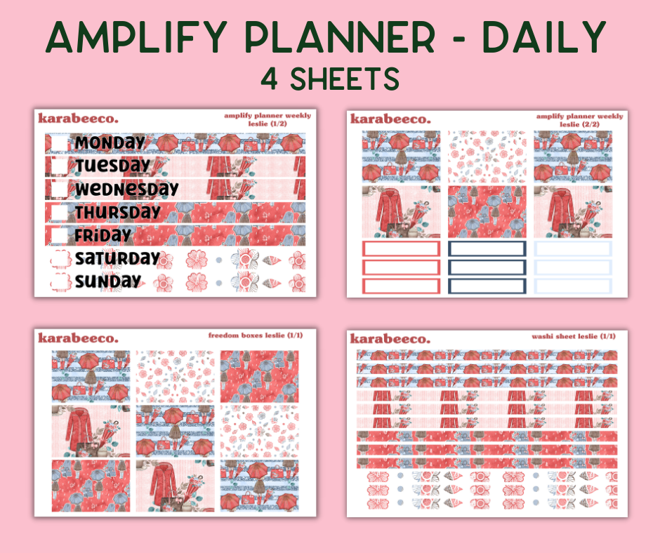 Amplify Planner Stickers | Weekly Kit | Leslie