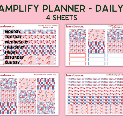 Amplify Planner Stickers | Weekly Kit | Peyton