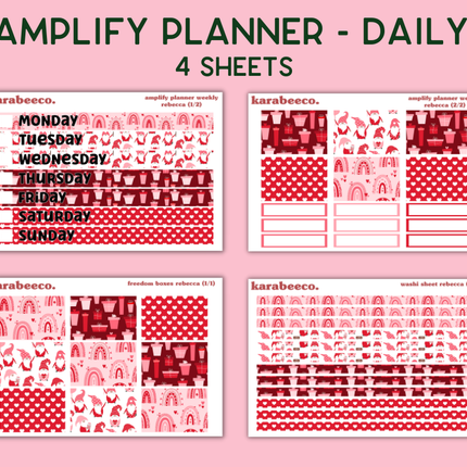 Amplify Planner Stickers | Weekly Kit | Rebecca