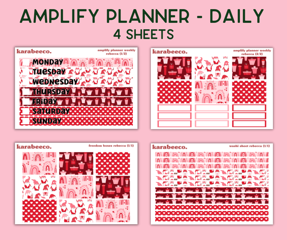 Amplify Planner Stickers | Weekly Kit | Rebecca