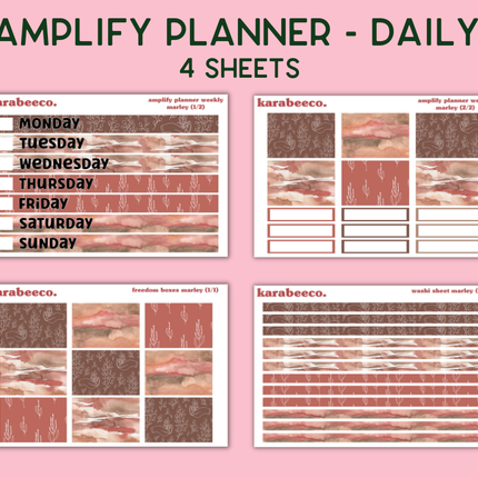 Amplify Planner Stickers | Weekly Kit | Marley