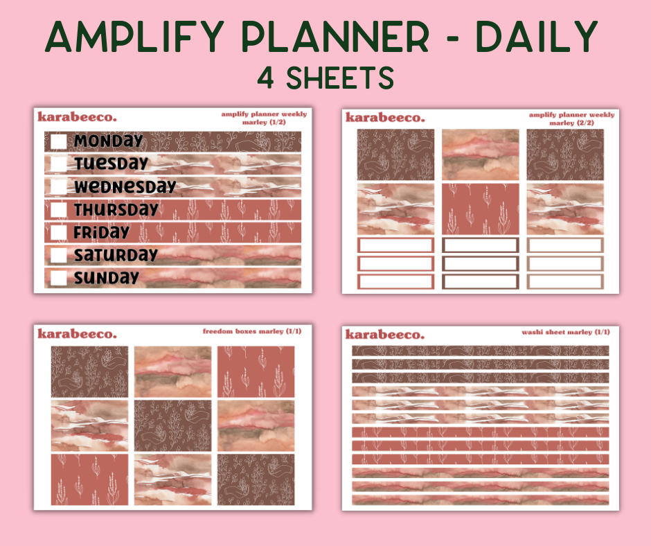 Amplify Planner Stickers | Weekly Kit | Marley