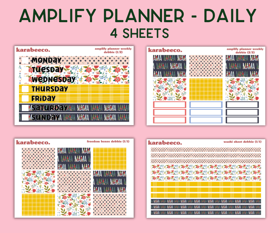 Amplify Planner Stickers | Weekly Kit | Debbie