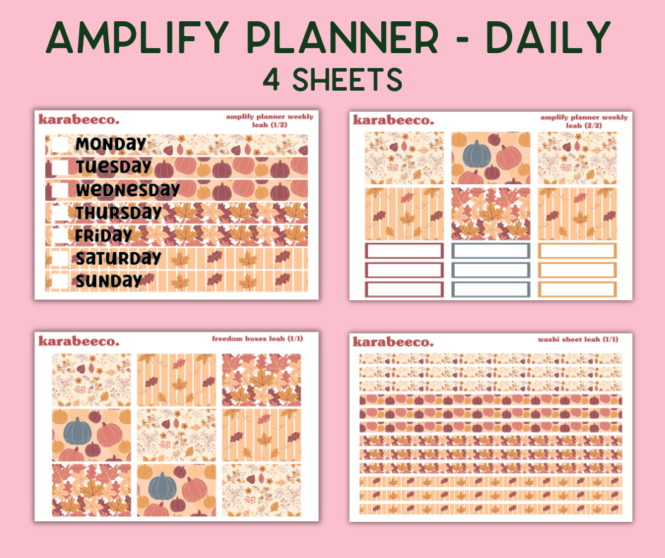 Amplify Planner Stickers | Weekly Kit | Leah