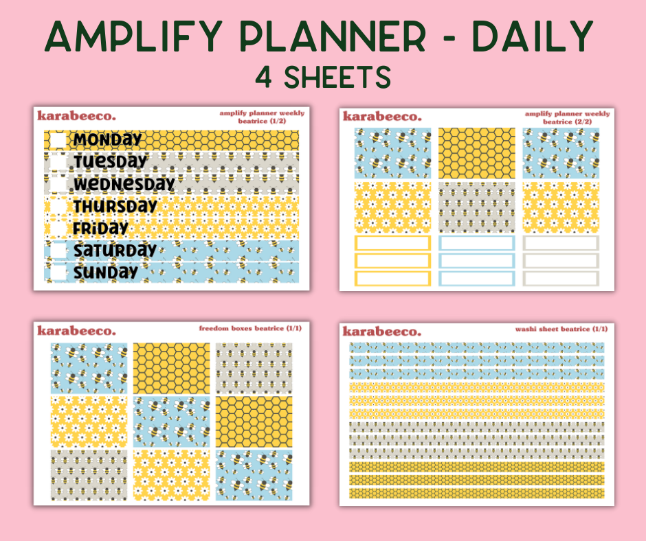 Amplify Planner Stickers | Weekly Kit | Beatrice