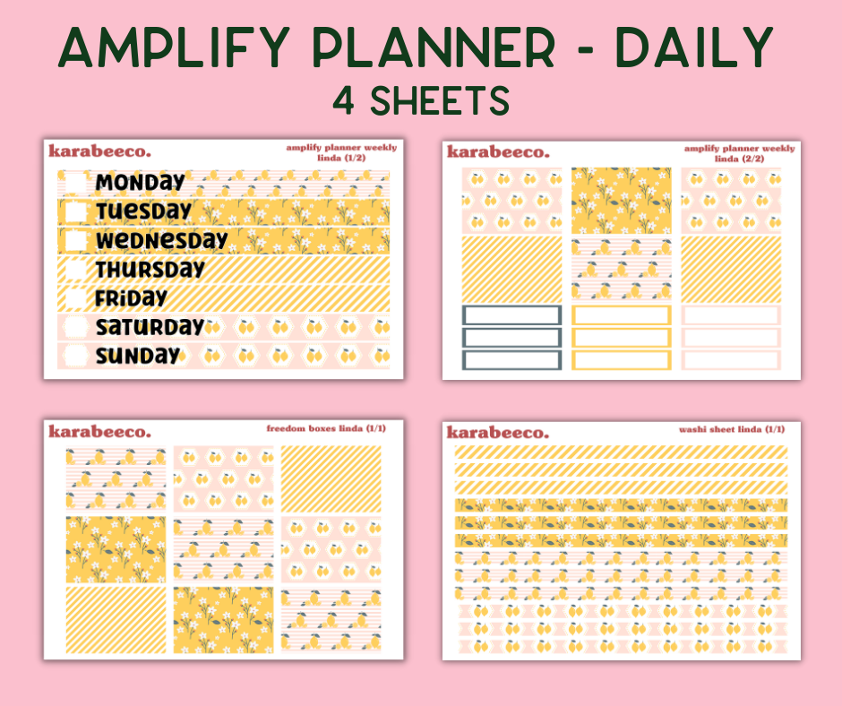 Amplify Planner Stickers | Weekly Kit | Linda