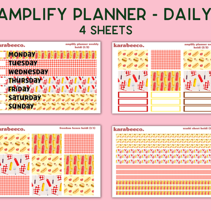 Amplify Planner Stickers | Weekly Kit | Heidi