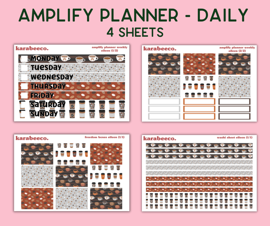 Amplify Planner Stickers | Weekly Kit | Eileen