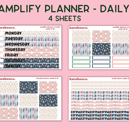 Amplify Planner Stickers | Weekly Kit | Emily