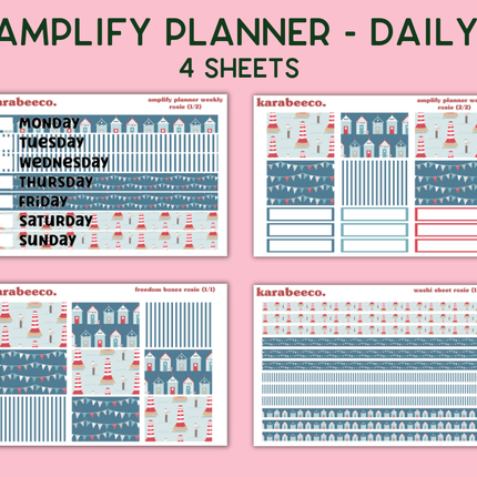 Amplify Planner Stickers | Weekly Kit | Rosie